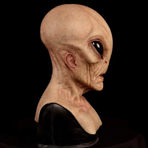 Miniatura 4 de Máscara aterradora de Halloween, súper suave, espeluznante máscara de Halloween, cosplay del demonio malvado, vestido elegante para fiesta
