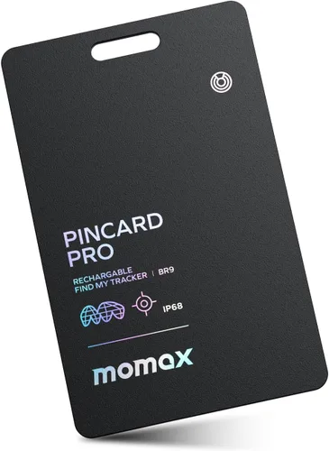 Miniatura 8 de Momax Wallet Tracker Smart Finder - Tarjeta de seguimiento de llaves Bluetooth delgada recargable con batería de 1 año, Apple Find My (solo iOS)