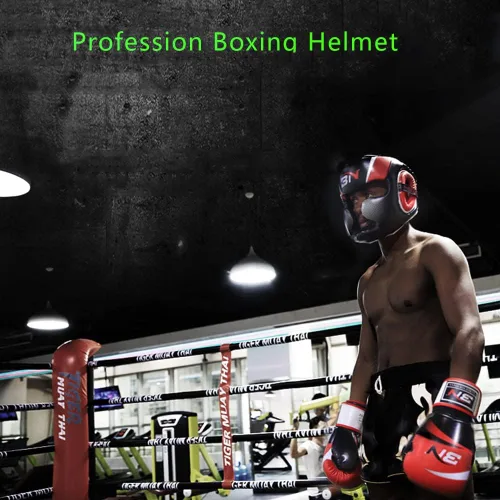 Miniatura 5 de Casco para boxeo MMA Training Kickboxing, equipo de cabeza para Muay Thai, Sparring, Taekwondo, Artes Marciales, Grappling, Karate