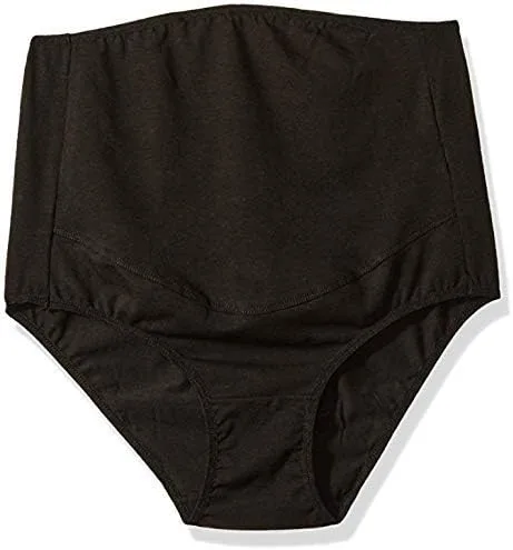 Miniatura 3 de Bragas de maternidad de algodón para mujer, ropa interior ajustable de corte alto, paquete de 4