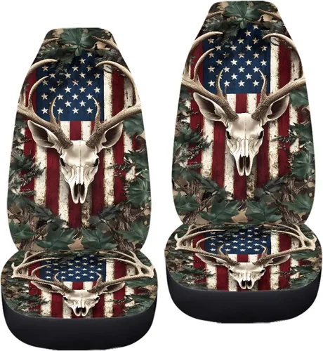 Miniatura 6 de ELEQIN - Fundas de asiento protectoras para automóvil, diseño tribal navajo, azteca, africano, para la mayoría de autos, sedán, SUV, camioneta