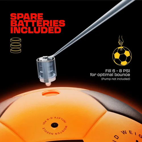 Miniatura 7 de FlashCatch Balón de fútbol iluminado – brilla en la oscuridad – NO 5 – Regalos de equipo deportivo para niños y niñas de 8 a 15 años en adelante