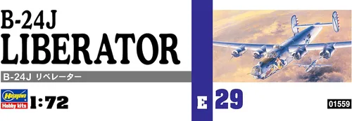 Miniatura 3 de Hasegawa Kit modelo Liberator B-24J a escala 1:72