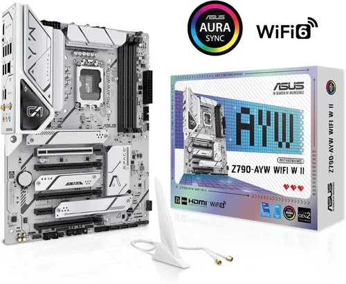 Miniatura 9 de ASUS Z790-AYW WiFi W II Intel Z790 (LGA 1700) Placa base ATX con PCIe® 5.0, 3X M.2, 12+1 DrMOS, DDR5, WiFi 6, LAN 2.5Gb, HDMI, USB 10Gbps Type-C®