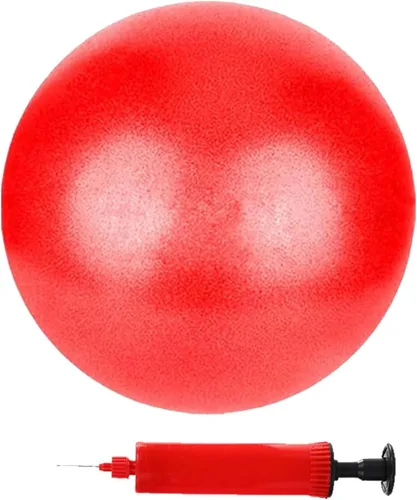 Miniatura 16 de Mini pelota de yoga de ejercicio de pilates, pelota de yoga inflable pequeña de 6 pulgadas, equipo de entrenamiento básico y terapia física