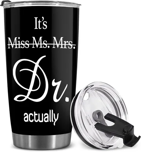 Miniatura 22 de BECHUSKY Regalo de graduación de doctorado personalizado, taza de doctorado con nombre personalizado, vaso de doctorado para hombres y mujeres