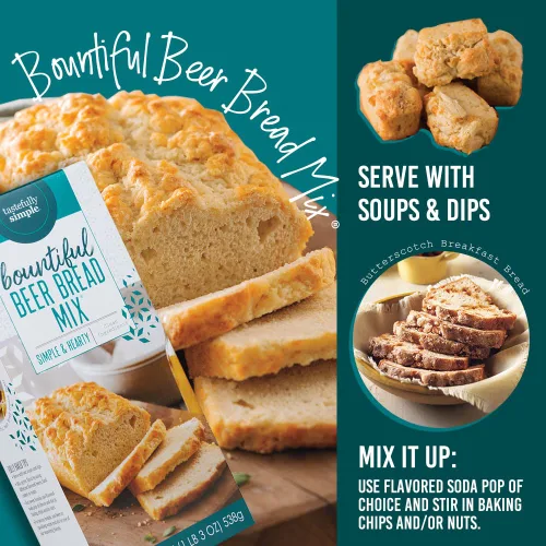 Miniatura 4 de Tastefully Simple Mezcla de pan de cerveza Bountiful, 19 onzas