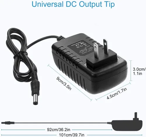 Miniatura 4 de BestCH Adaptador de 6 V CA/CC compatible con HoMedics NMSQ-210 NMSQ-215 NMSQ-210-2 NMSQ-210BK-2 NMSQ-215-2-HY Masajeador de cuello y hombro, BKL-100
