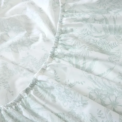 Miniatura 104 de Tommy Bahama - Juego de sábanas tamaño King, ropa de cama de percal 100% algodón con una sensación crujiente y fresca, sábanas con sábana bajera