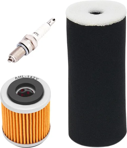 Miniatura 8 de AHL Filtro de Aire con filtro de aceite para Yamaha Wolverine 350 YFM350FX 4x4 1995-2005/Warrior 350 YFM350X 1987-2004 1UY-14451-00-00 1UY134400100