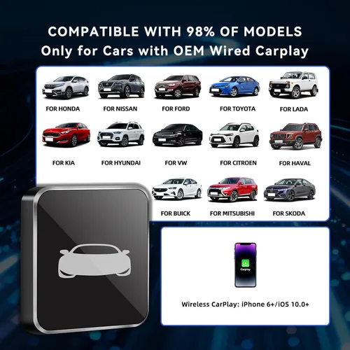 Miniatura 7 de Adaptador de TV para automóvil con CarPlay inalámbrico, convertidor HDMI a USB, compatible con Fire TV Stick, consolas de juegos, adaptador HDMI