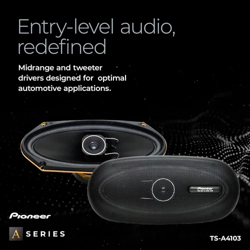 Miniatura 3 de Pioneer TS-A4103 4 x 10 Altavoces de coche de 2 vías (par)