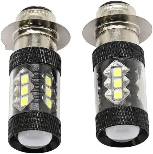 Miniatura 5 de DSkoiph Faros delanteros LED H6M 8000K 80W compatibles con Yamaha Raptor Banshee Rhino 125 250 660R 700R YFZ350 YFZ450 YFM250 YFM350 YFM450 YFM660