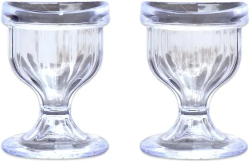 Miniatura 12 de Juego de 2 vasos de lavado de ojos para mantener tus ojos limpios y saludables, color azul