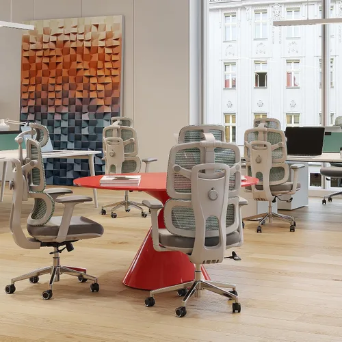 Miniatura 2 de Silla de Oficina Ergonómica 500 LBS Silla de Oficina de Malla para el Hogar Cómodas Sillas de Escritorio para Juegos Sillas de Computadora