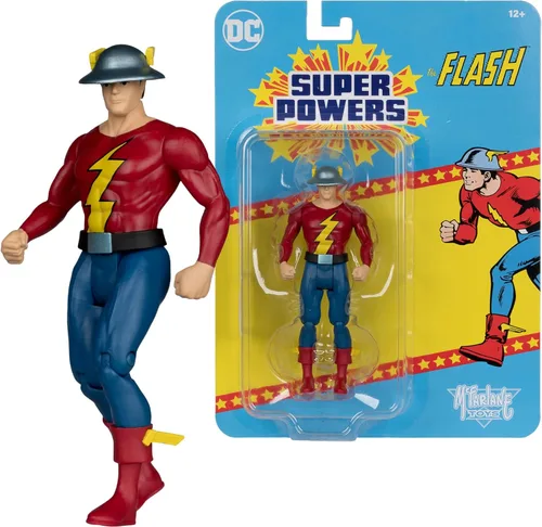 McFarlane Toys - Figura de acción de DC Super Powers The Flash (Jay Garrick) de 4.5 pulgadas