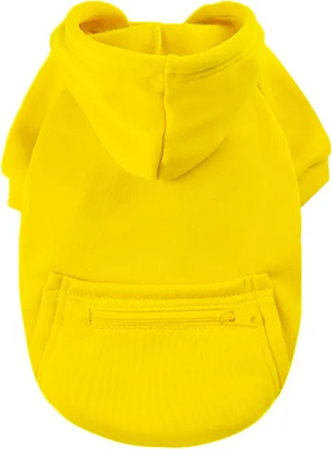 Miniatura 4 de Jecikelon Abrigo de Clima Frío para Perro Mascota con Bolsillo Sudadera de Invierno para Perro Ropa Cálida para Cachorros para Perros Pequeños Ropa