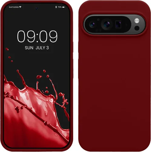 Miniatura 139 de kwmobile Funda Compatible con Google Pixel 6 Pro - Funda de Teléfono de Silicona TPU con Acabado Suave - Azul Caribe