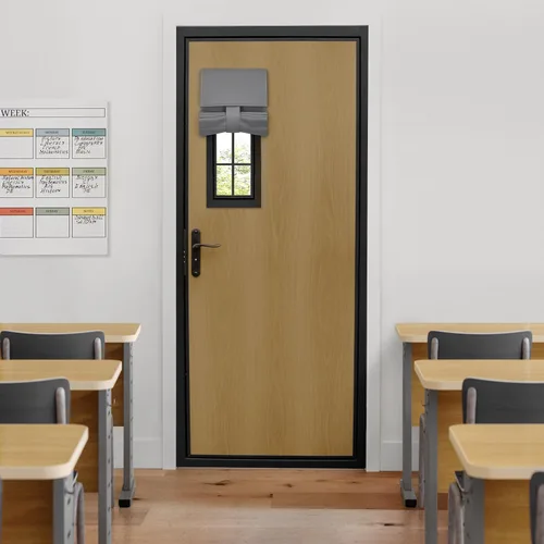 Miniatura 69 de HOMEIDEAS Cortinas Opacas para Aula para Puerta Principal, Cubierta de Ventana de Puerta de Aula, Persianas de Privacidad con Aislamiento Térmico