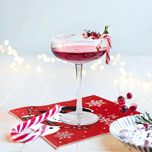 Miniatura 5 de 100 PIEZAS Servilletas de Papel de Navidad Muñeco de Nieve Deja que Nieve Servilletas Desechables Servilletas de Almuerzo de Invierno Servilleta
