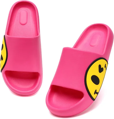 Miniatura 14 de Sandals for Girls and Boys,Mens Slippers Sandals for Women,EVA Anti-Slip Indoor & Outdoor Kids Slippers Smile Face Open Toe Spa Bath Pool Gym House