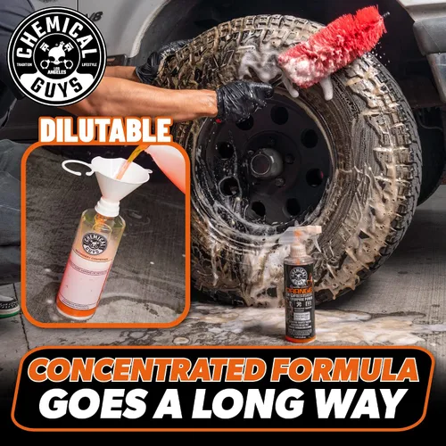 Miniatura 7 de Chemical Guys Orange Degreaser 16 oz - Paquete de 3 toallas de microfibra de grado profesional - Kit de limpieza resistente para motores, ruedas
