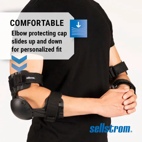 Miniatura 4 de Sellstrom ArmorPro - Coderas tácticas – Protección profesional para codos y brazos para soldadura, molienda – para hombres y mujeres