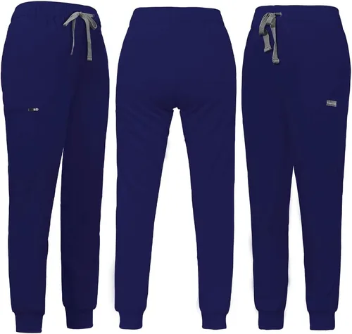 Miniatura 24 de niaahinn Conjunto de uniformes médicos para mujer, uniformes de enfermería, cuello en V clásico y pantalones quirúrgicos para correr