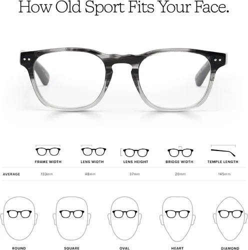 Miniatura 4 de eyebobs - Old Sport Gafas de lectura prémium para hombres y mujeres Marco rectangular Disponible en 0x - 4.0x