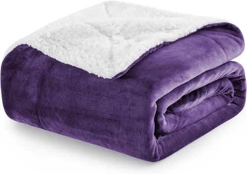 Miniatura 28 de MOONLIGHT20015 Mantas Sherpa de color rosa bebé tamaño King para cama – Paquete al por mayor de 9 mantas Sherpa – Manta suave y esponjosa