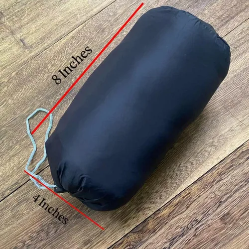 Miniatura 3 de Paquete de 5 bolsas de almacenamiento con cordón de nailon ultraligero, Negro -, Cordón