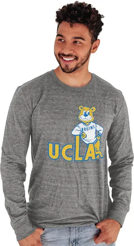 Miniatura 6 de NCAA - Camiseta de manga larga para hombre, triblend, retro, vintage