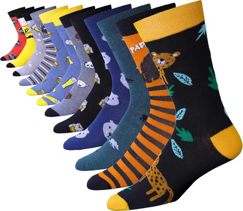 Miniatura 23 de JAMES FIALLO Calcetines de vestir para hombre, calcetines de vestir para hombre, estilo casual, coloridos, divertidos, novedosos, a la moda, paquete