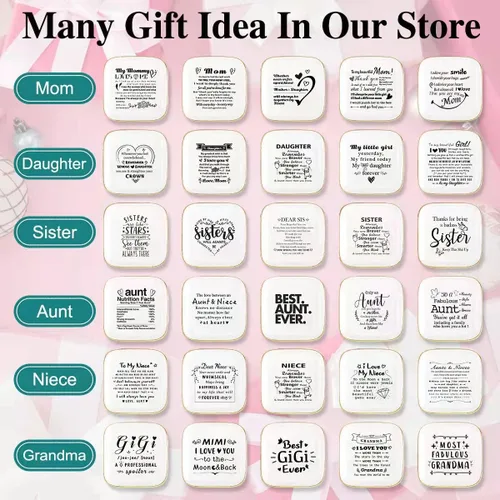 Miniatura 6 de Littlefa To My MiMi - Bandeja decorativa para anillos de cerámica para abuela, regalo significativo para abuela de nieto, regalo único para abuela