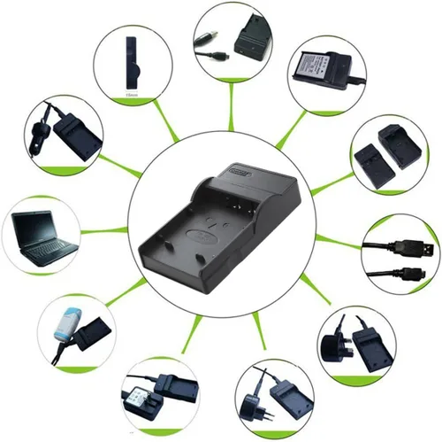 Miniatura 6 de Cargador de batería micro USB delgado inteligente para cámara digital Sanyo Xacti VPC-T1495, VPC-T1496, VPC-TP1000