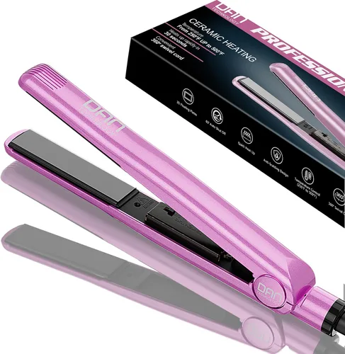 Miniatura 8 de DAN Technology Plancha plana de cerámica de 1 pulgada, plancha de pelo de temperatura ajustable de 500 grados, calentamiento rápido, doble voltaje