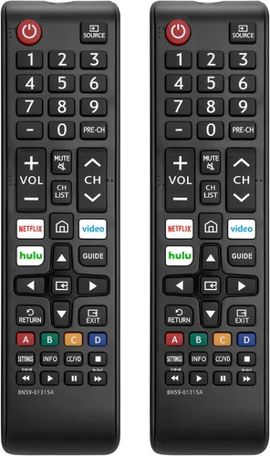 Paquete de 2: nuevo control remoto universal para todos los controles remotos de TV Samsung, compatible con todos los televisores inteligentes