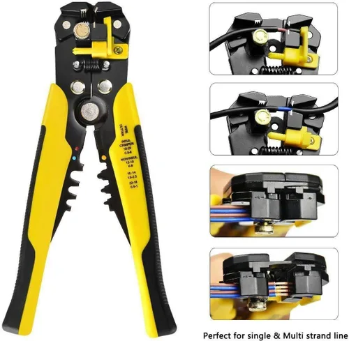 Miniatura 5 de 1 unids Crimper cortador de cables pelacables automático multifuncional herramientas de pelado Alicates terminal 0.2-6.0mm2 herramienta