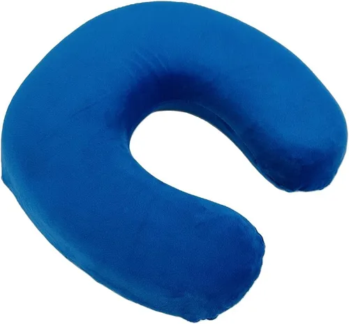 Miniatura 17 de Almohada de viaje en forma de U de espuma viscoelástica Soporte para el cuello Cojín de reposacabezas (negro)