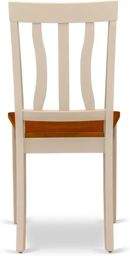 Miniatura 12 de East West Furniture AVAT5-WHI-W - Juego de comedor de 5 piezas que incluye una mesa de comedor ovalada con hojas de mariposa y 4 sillas de cocina