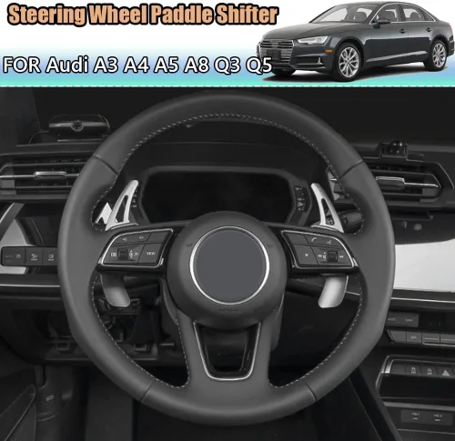 Miniatura 2 de Accesorios interiores personalizados para Audi A3 A4 A5 A8 Q3 Q5 Q7 (2015 2016 2017 2018 2019 2020 2021) Q8 TT TTS S3 S4 S5 aluminio 2 piezas por