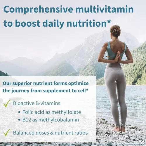Miniatura 2 de Igennus Multivitamínico metilado de alta potencia para mujeres, ingredientes puros y limpios, suplemento MTHFR con vitaminas B activas, vitamina K2