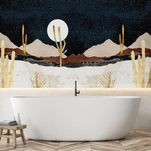 Miniatura 412 de SIGNFORD - Papel tapiz de diseño de bosque, removible para dormitorio o sala de estar, 100 x 144 pulgadas Bosque1-1911-m17