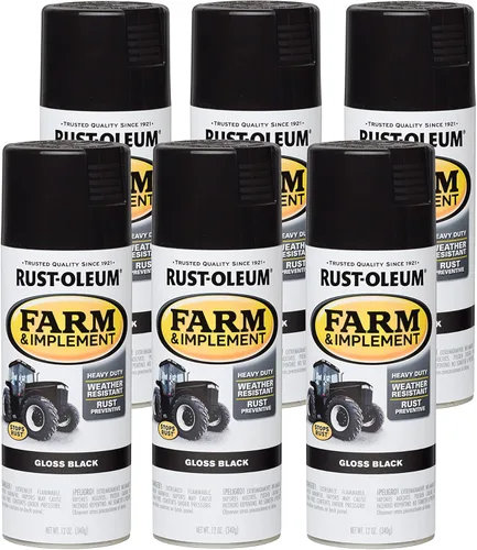 Miniatura 40 de Rust-Oleum 280131-6PK Pintura en aerosol para granjas e implementos, 12 onzas líquidas, color azul Ford, paquete de 6 Ford azul