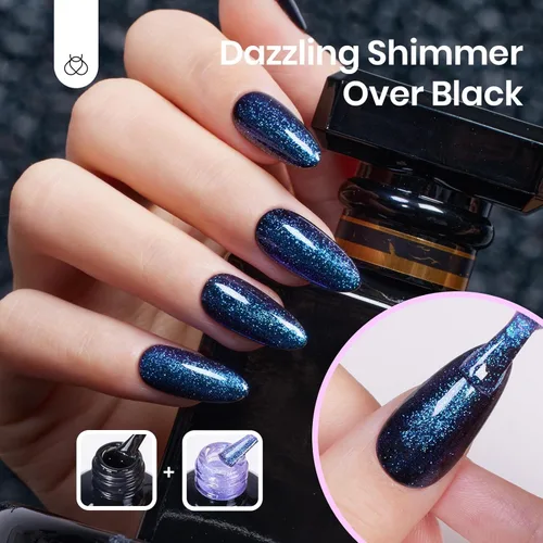Miniatura 212 de Beetles - Esmalte de uñas de gel marrón – 0.5 onzas líquidas de esmalte de gel marrón oscuro, lámpara LED UV para uñas, regalo de manicura para I