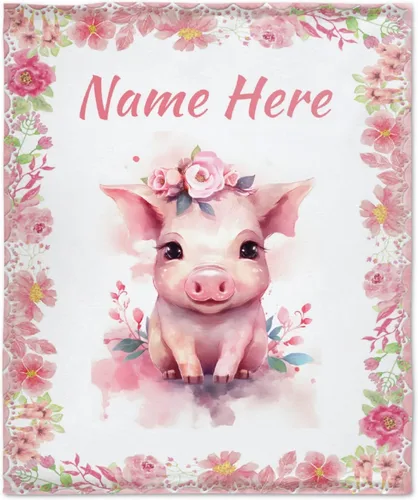 Miniatura 29 de Manta personalizada con nombre, suave, acogedora y ligera, con nombre para sofá o cama, regalo personalizado, unisex, tamaño XS, 40 x 30 pulgadas