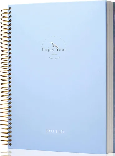 Miniatura 17 de FLYING EAGLE Cuaderno Diario de Espiral de Tapa Dura 8.5 x 11 Cuaderno de Espiral Grande 210 Páginas Cuaderno de Rayas Universitarias Cuaderno