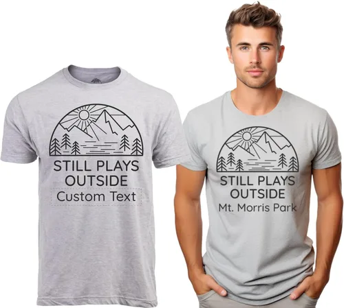 Miniatura 2 de Camiseta de senderismo Still Plays Outside Divertida camiseta para excursionista, camping, campista, al aire libre, hombres y mujeres