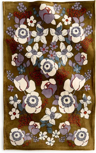 Miniatura 43 de Vera Bradley Manta de felpa de forro polar Botánico Paisley Rosa