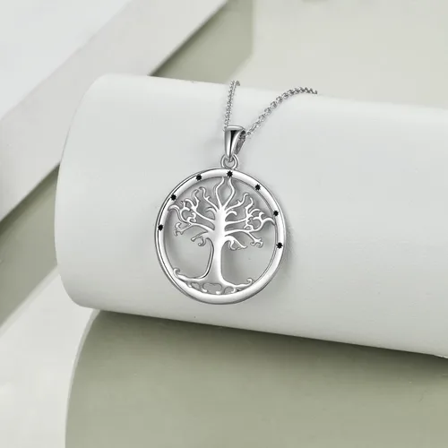 Miniatura 3 de POPLYKE Collar de plata esterlina Arwen Evenstar para mamá, niñas, esposa, novia, cumpleaños, día de San Valentín